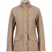 Barbour Jacke Cavalry Polarquilt Damen Light Fawn-16