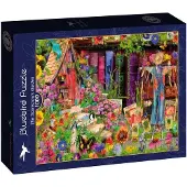 Bluebird Puzzle Puzzleteil The Scarecrow's Garden 1000 Teile Karton