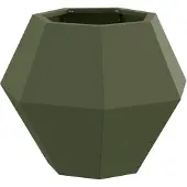 vidaXL Pflanzkübel Olive Grün 50 x 50 x 40 cm Stahl