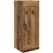 vidaXL Wandschrank Altholz 34,5 x 34 x 90 cm Holzwerkstoff