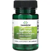 Swanson Health , Full Spectrum Saffron (Safran), 15mg, aus Crocus sativus, Hochdosiert,Kapseln 60 St Kapseln