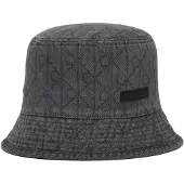 Calvin Klein Hut Denim Emblem Burnout Bucket LV04F5043G Grau