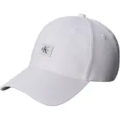 Calvin Klein Baseball Cap JEANS, Herren, weiß (hellweiß), Web, Baumwolle, unifarben, Caps Baseball Cap, Regular fit