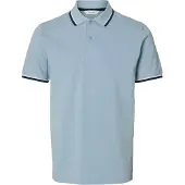 Selected Herren - Slim Atlas Polo-Shirt - Dusty Blue