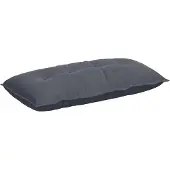 vidaXL Rückenkissen Dunkelgrau 100 x 50 cm Cordstoff