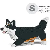 Jekca Bricks Welsh Corgi 04-M03 ST19WC04-M03