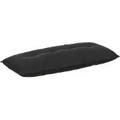 vidaXL Rückenkissen Schwarz 120 x 50 cm Cordstoff