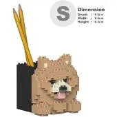 Jekca Bricks Pomeranian Pencil Cup 01S ST01DPC11