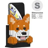 Jekca Bricks Shiba Inu Phone Stand 01S ST05DPS12