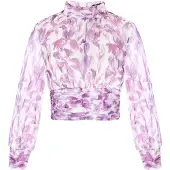 Faina Women Blouse in violet multicolor | Gr.: XL