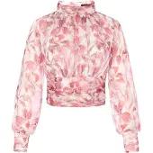 Faina Women Blouse in rose multicolor | Gr.: M