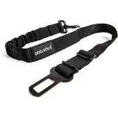 Rudelkönig Sicherheitsgurt Hund Auto Anschnallgurt Verstellbar 60 bis 80 cm Schwarz