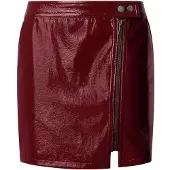 Pepe Jeans für Damen. PL9011898 Rubinroter Rock burgunderrot (XS), Lässig, Party, Polyester, Bordeaux