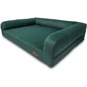 HUGGY DOGGY Hundebett mit Schlössern, orthopädisches Sofa, Bulldogge, L