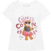 GUESS T-Shirt K6RI03 K6YW4 Weiß Regular Fit
