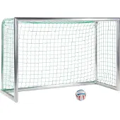 Sport-Thieme Mini-Fußballtor "Professional", Inkl. Netz, grün (MW 10 cm), 2,40x1,60 m, Tortiefe 1,00 m