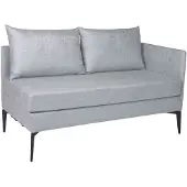 Stern Marta Element 2-Sitzer Aluminium/Outdoorstoff meliert