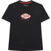 GUESS T-Shirt L6RI02 K8HM4 Schwarz Regular Fit