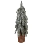 Clayre & Eef Mini-Kunstweihnachtsbaum Ø 15x44 cm Grün Holz
