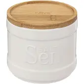 5five Simply Smart Salzdose "naturéo" aus weißer keramik -