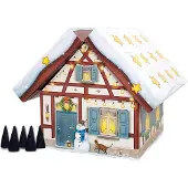 Roth Räucherkerzen-Adventskalender "Räucherhaus" aus Pappe