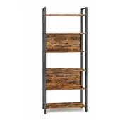 Songmics Standregal, Bücherregal mit 6 Ebenen, Aufbewahrungsregal LLSB35113B01
