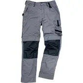 Magni Excess 592-2-41-23/54 Arbeitshose "Champ", Grösse 54, grau / schwarz