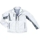 Excess Arbeitsjacke Champ, Gr. M, weiss/grau