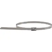 Ks Tools Edelstahl Kabelbinder mit Kugelverschluss, 4,6x350mm, 100 Stück ( 115.1593 )