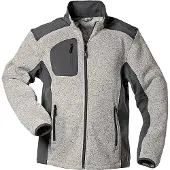 Elysee Innsbruck Strickfleece-Jacken - Hellgrau/anthrazit 107 L