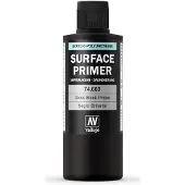 Vallejo 74.660, Basislackgrundierung, Metall, Polyvinylchlorid (PVC), Holz, Fertig gemischt, Schwarz, Glänzende Oberfläche, 200 l