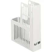 Esselte Magazine Holder, white, Weiß, A4, 250 g, 73 x 243 x 313 mm