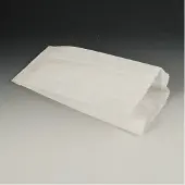 Papstar Faltenbeutel , Papier & gefädelte Cellulose, weiß, Füllinhalt 2 kg, 350 x 130 x 70 mm, 1000 Stück