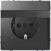Gira SCHUKO-Steckdose QuickFlex anthrazit, 1 Stk.