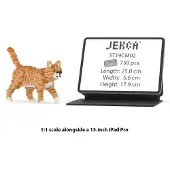 Jekca Bricks Orange Tabby Cat Mini 01 ST19CM02