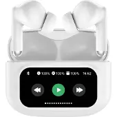 Denver TWD-305 TW BT Earbuds/Ladecase m. Touchscreen weiß