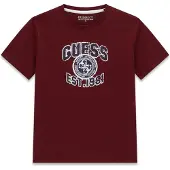 GUESS T-Shirt L6RI13 K8HM4 Dunkelrot Regular Fit