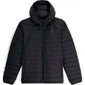 Spyder - Doudoune de ski chaude - Zenith Hooded Down Jacket Black für Herren - Größe M - schwarz