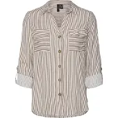 Vero Moda Hemdbluse "VMBUMPY L/S SHIRT NEW WVN GA NOOS" Viskose, regular fit