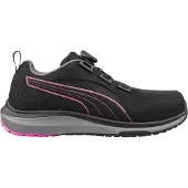 Puma Sicherheitshalbschuh ASPIRE Disc Low 642950 S3S ESD HRO SR Gr. 40 schwarz/pink
