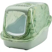 Savic Katzentoilette Nestor Marble - marmor amazonasgrün / botanisches Grün
