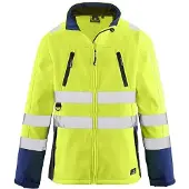 4PROTECT® 4PROTECT Warnschutz-Softshelljacke PITTSBURGH leuchtgelb/navy S