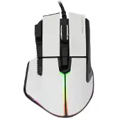 White Shark MARROK White, rechts, Optisch, USB Typ-A, 12000 DPI, Weiß
