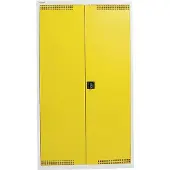 Stumpf Umweltschrank BP-5 lichtgrau / signalgelb + 7 Auffangwannen + 3 Schubladen 100 mm - 7599062