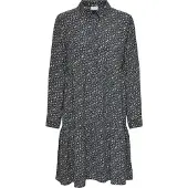 JDY Piper Aop Langärmliges Kurzes Kleid