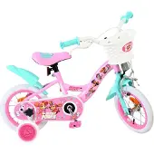 Volare Paw Patrol Kinderfahrrad - Mädchen - 12 Zoll - Rosa