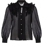 Faina Women Blouse in black | Gr.: XS