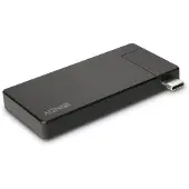 Lindy 43336, Kabelgebunden, USB 3.2 Gen 1 (3.1 Gen 1) Type-C, 60 W, Schwarz, 3840 x 2160 Pixel, Aluminium