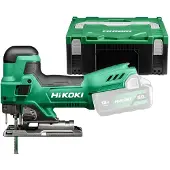 HiKOKI Stichsäge – 135 mm, 18 V, Li-Ion-Akku (Akku und Ladegerät nicht im Lieferumfang enthalten) mit Pilzgriff – HitCase