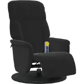 vidaXL Massage Relaxsessel Schwarz 91 x 71 x 105 cm Samt